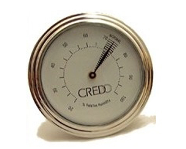 Hygrometer - Credo Analogic Silver 55Mm