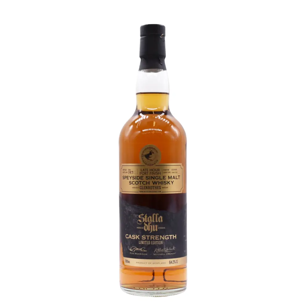 Whisky - Stalla Dhu Glenrothes Late Hour Port Finish Cask Strength - Bottle Of 70Cl