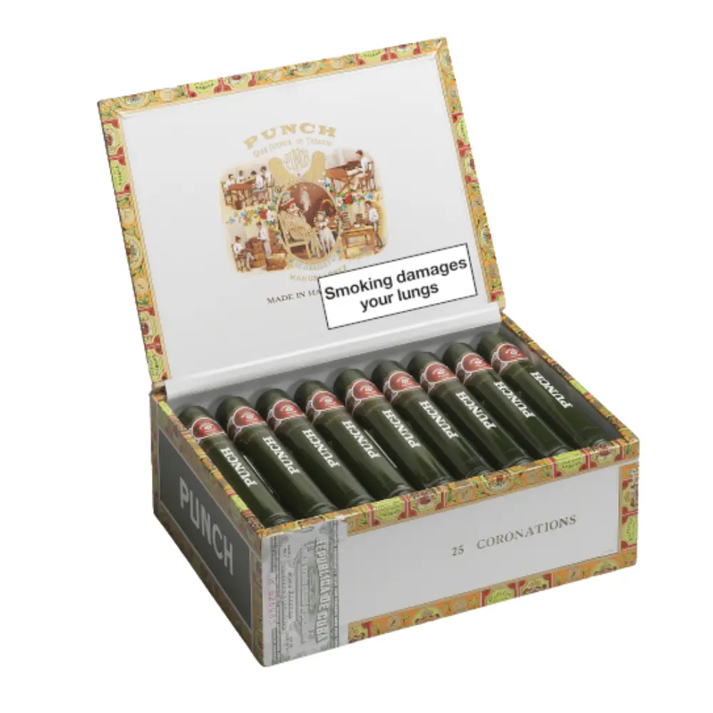 Punch Coronations A.T. - Box Of 25 Cigars