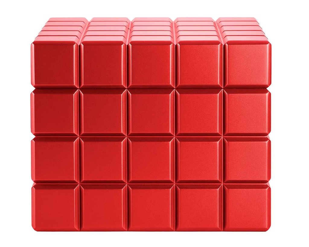 Humidor - Colibri Heritage Cube Red - 60-80 Cigars