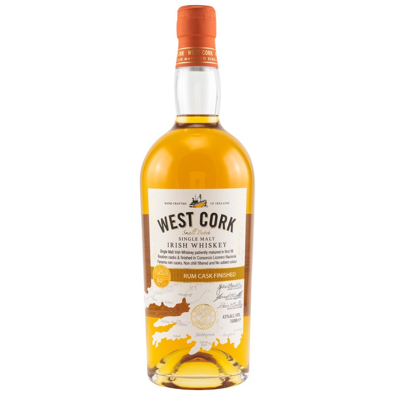 Whisky - West Cork Rum Cask Single Malt 70cl