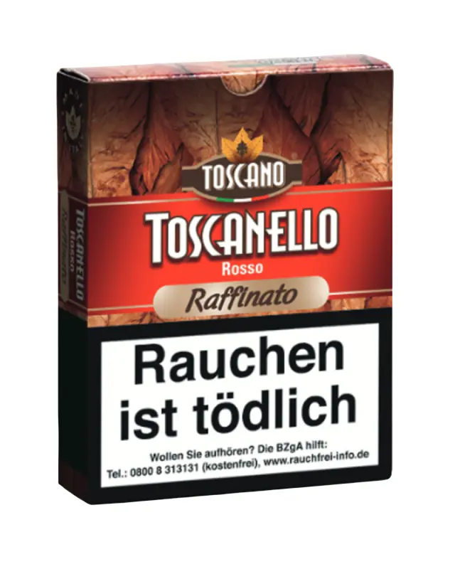 Toscanello Rosso Raffinato - Pack Of 5 Cigarillos