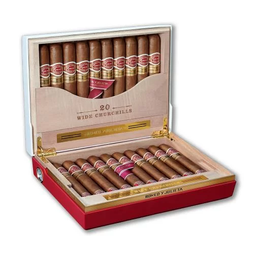 Romeo y Julieta Wide Churchills 2020 Travel Humidor Cigar - Box of 20