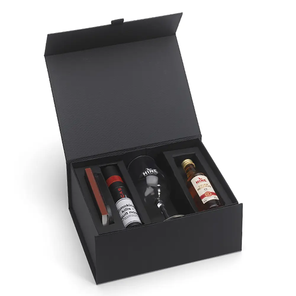 Partagas Serie E No. 2 Tubed Cigar & Hine Miniature Gift Box - One Cigar