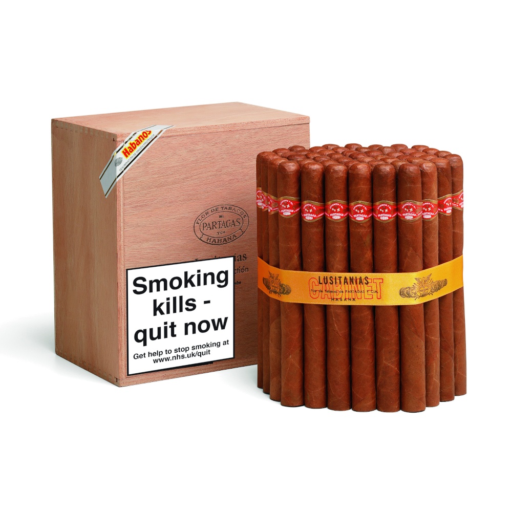 Partagas Lusitanias - Box Of 50 Cigars