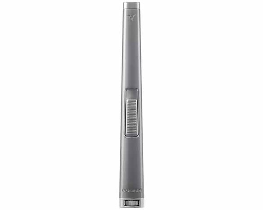 [13422] Lighter - Colibri Aura Flat Flame Brushed Chrome