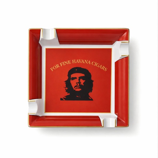 [16477] Ashtray - Elie Bleu Che Red - 4 Cigars