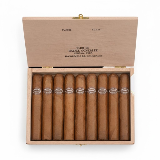 [17191] Rafael Gonzalez Coronas De Lonsdales - Box Of 10 Cigars