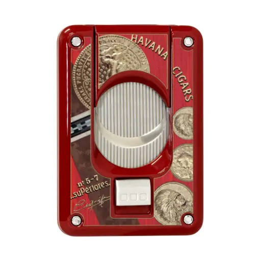 [17206] Cigar Cutter - Elie Bleu Medals Red