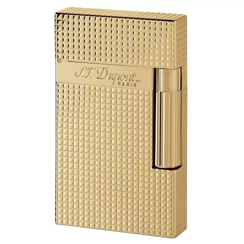 [21121] Lighter - S.T. Dupont Ligne 2 Diamond Head Yellow Gold