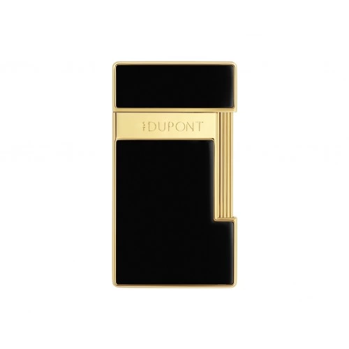 [21149] Lighter - S.T. Dupont Slimmy Black Lacquer/Gold
