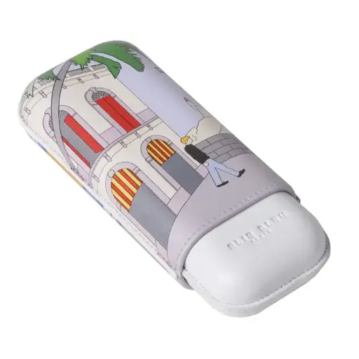 [51216] Cigar Case - Elie Bleu 27mm Casa Cubana - 2 Cigars