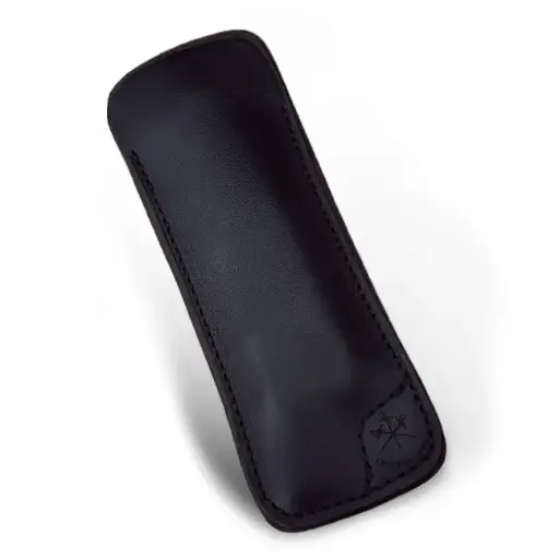 [51247] Cigar Case - Les Fines Lames Leather Sheath Le Petit Natural Black