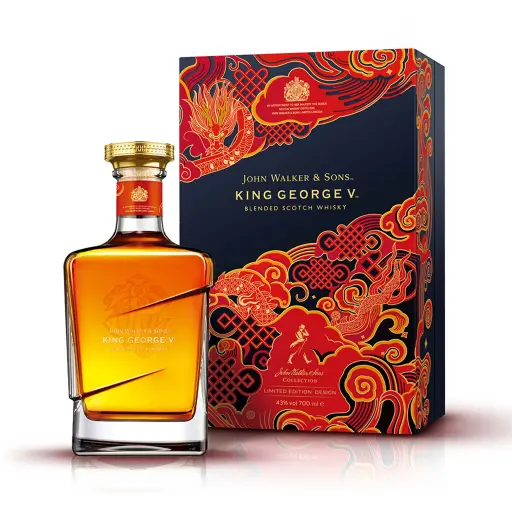 [51608] Whisky - Johnnie Walker Blue Label King George V Year of the Ox - 43% 70cl