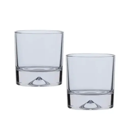[52042] Glasses - Dimple Double Old Fashioned Whisky Glass - Set of 2 Glasses