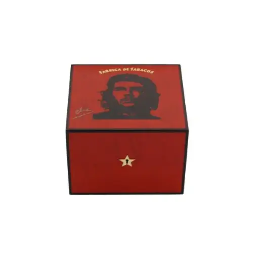 [52789] Humidor - Elie Bleu Che Collection Robusto Red - 25 Cigar Capacity