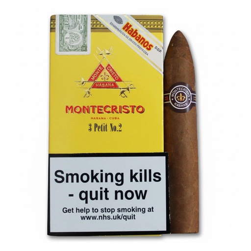 [8169] Montecristo Petit No. 2 - Pack Of 3 Cigars